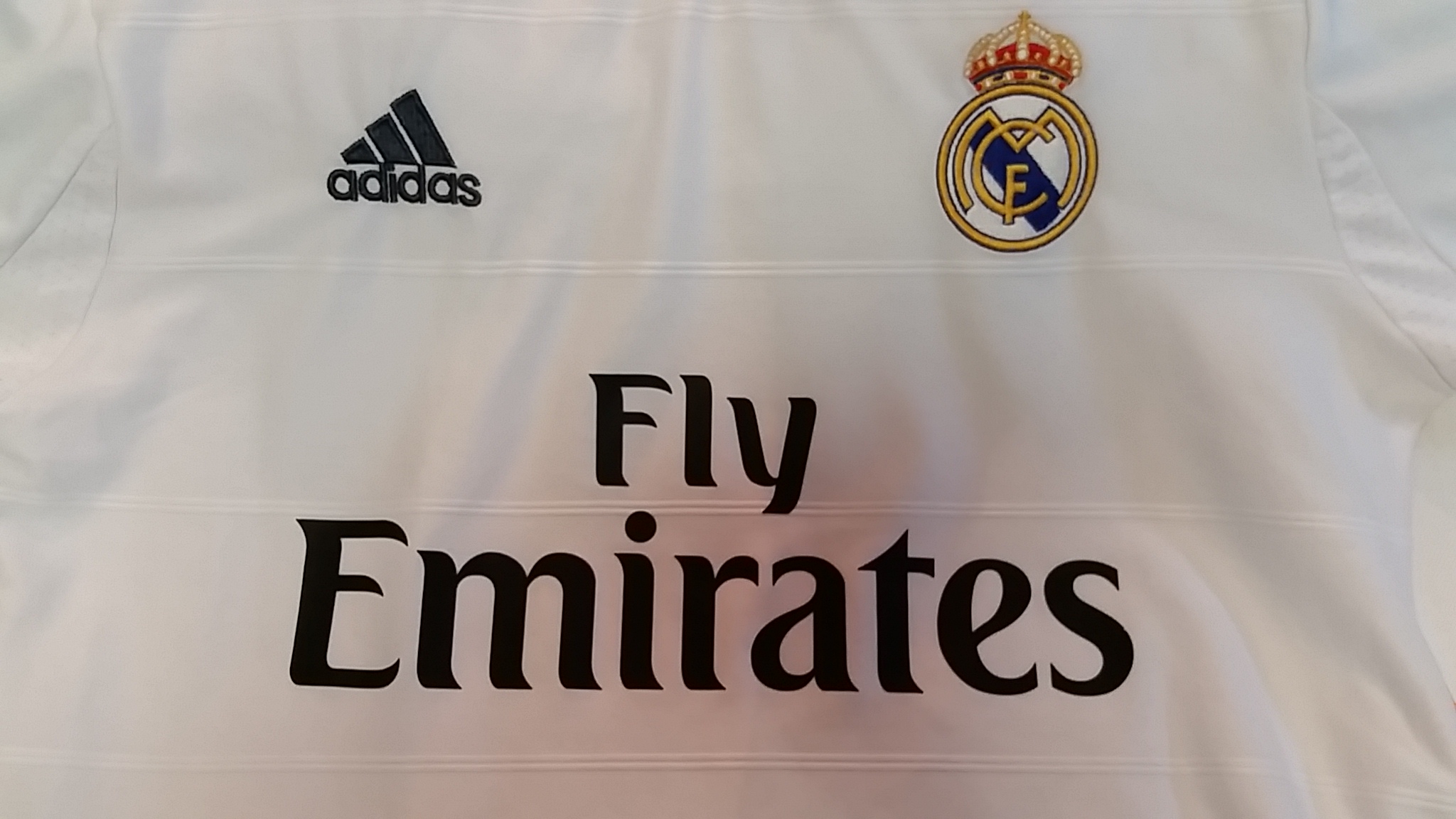 Cristiano Ronaldo Real Madrid Fly Emirates Soccer Jersey By Adidas