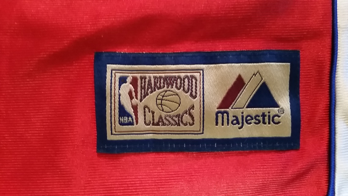 Majestic Hardwood Classics Detroit Pistons Shooting Shirt