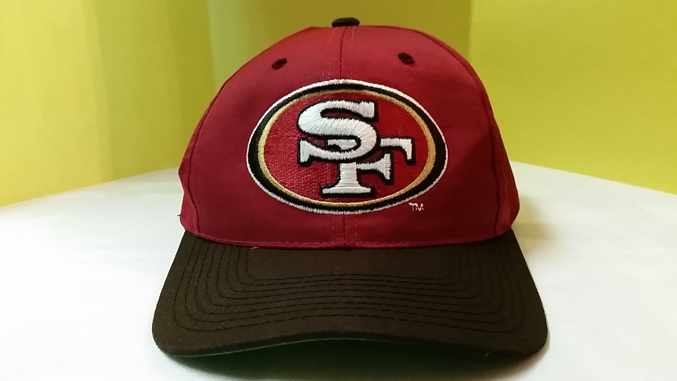 Vintage 90s San Francisco 49ers snapback hat by Logo 7 crimson red ...